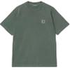 Carhartt WIP FW26 S/S Vista T-Shirt Loose Fit Front Logo Embroidery Round Neck Short Sleeve T-Shirt Unisex T-Shirt I030780-3U0-GD