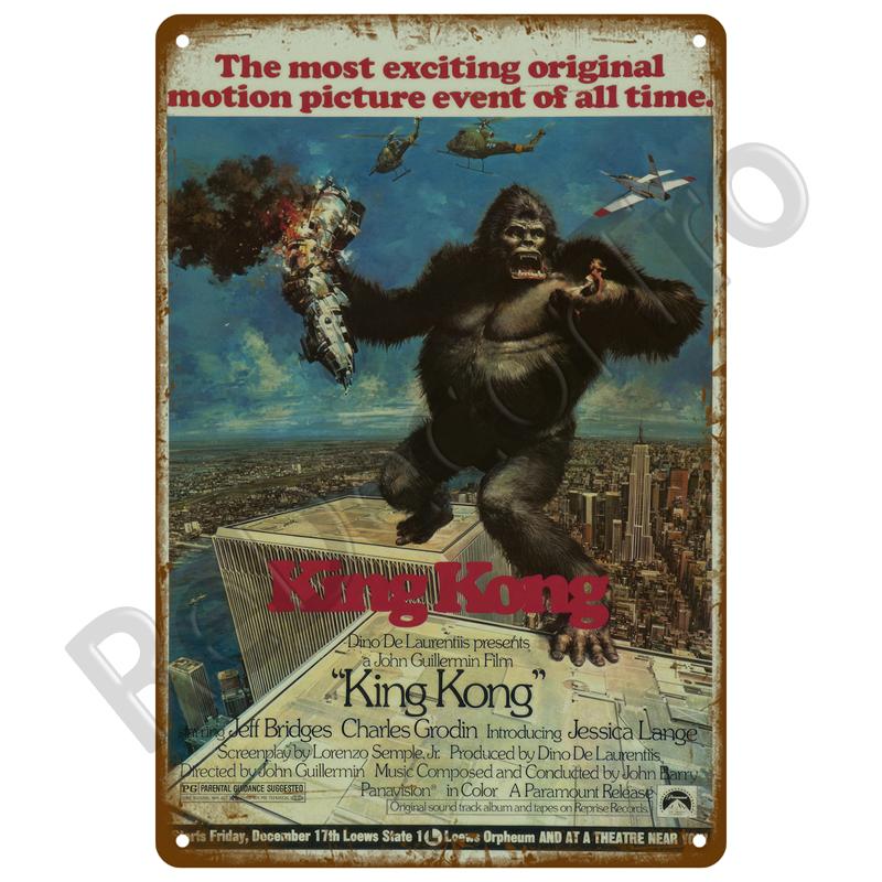 Movie Metal Sign Industrial Deco Retro Film Tin Sign Aesthetic Living Room Vintage Poster Vintage Metal Wall Decor Decoration