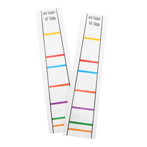 ERINGOGO 2 Pieces Violin Handle Stickers, Pitch Stickers, Transparent Guide, Positioning, Violin Note Stickers, Violin Fretboard Stickers, Scale Learn