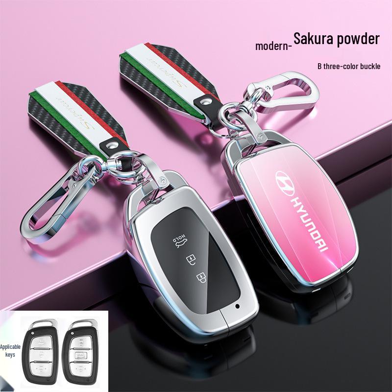 Hyundai Tucson Palisade IONIQ Nexo L Key Case Snap Button Shell