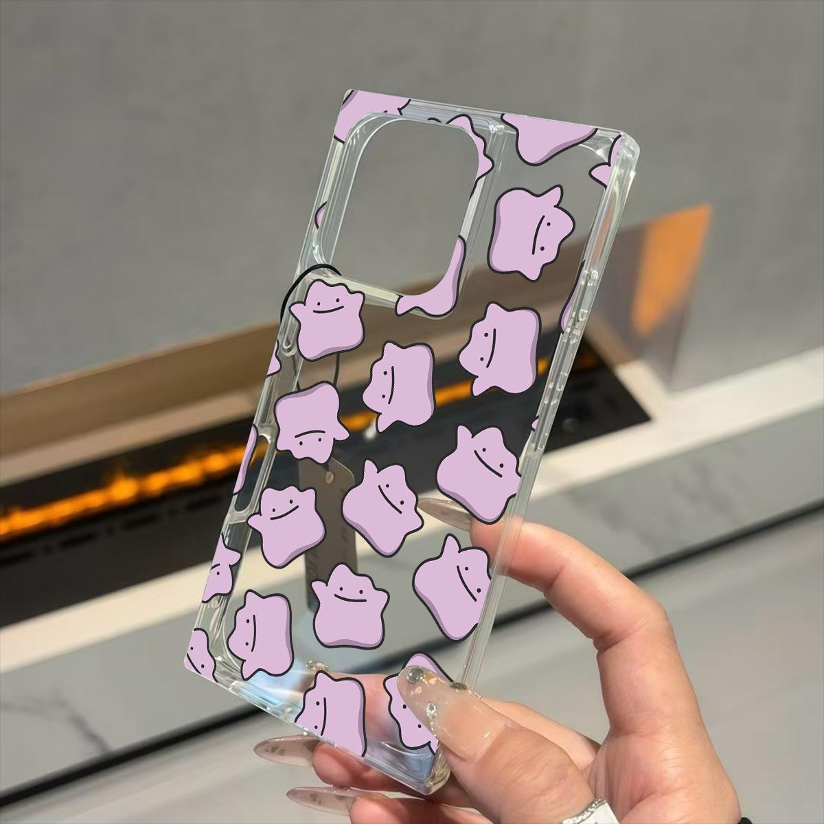 

Clear Square Back Tube Case Protection For iPhone 14 Pro Max 15 Plus 13 12 16 ProMax 11 Anti-Oxygen,Pink Num Num Pattern Casing iphone 11 ProMax