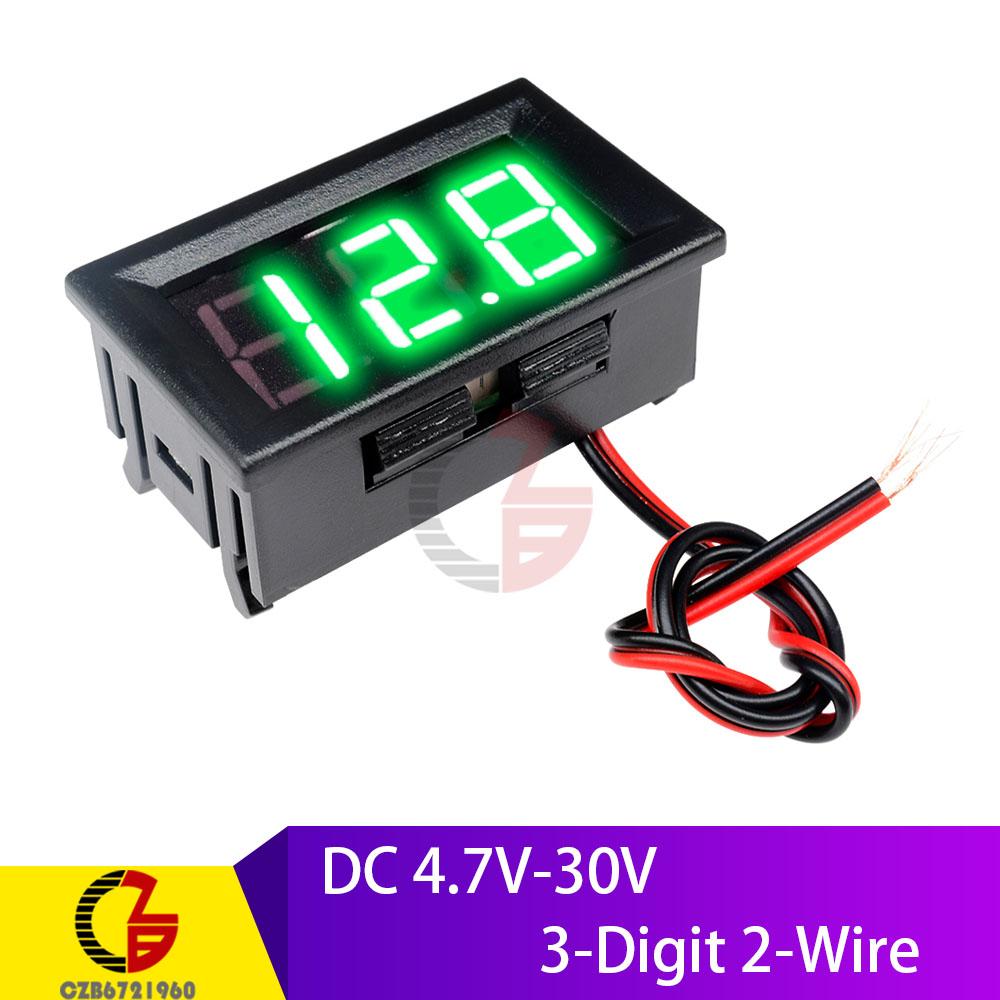 High Accuracy DC 100V 10A Digital Car Voltmeter Ammeter Motorcycle Voltage Indicator Tester Current Meter Replace USB Tester 12V