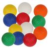 12 Stück Golf PU Ball Schwamm Schaumstoffball Zubehör Weiß Rot Orange Gelb Grün Blau