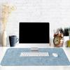 Extra Large Mouse Mat Leather Keyboard Mice Mat Durable Table Mat  Home Office