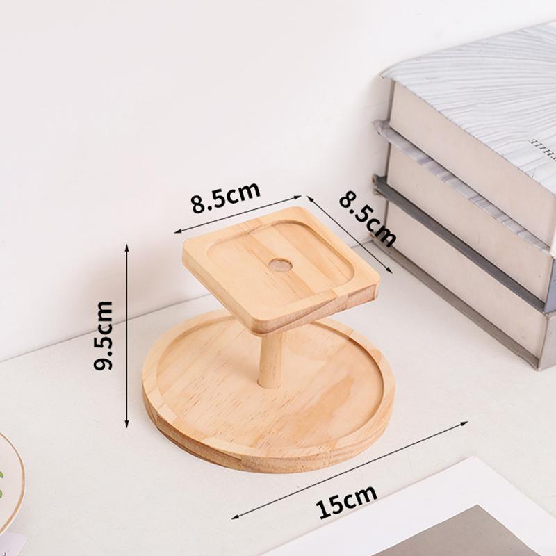 

Wooden Multi-tiered Coffee Cup Aromatherapy Perfume Figurine Display Stand Jewelry Storage Rack A5 S