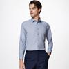 Zhuangji Men's Breathable Linen Blend Long-Sleeve Shirt