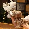 1 Pc Dinosaur Plush Hand Puppets Lifelike Triceratop Tyrannosaurus Rex Hand Puppets for Kids Adults Muppets