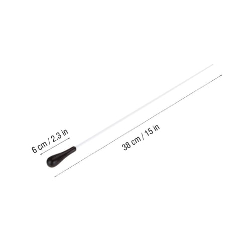 Conductor's Baton, Music Baton, Pearwood + Fiberglass, with Conducting Handle, Uniform Weight, for Orchestra, Choir, and Symphony Orchestra Performanc