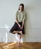 Onyueooun Soft Elbow Sleeve Tee (Green)