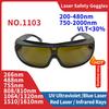 Beauty Laser Treatment Protective Goggles Eyewear 200nm-2000nm Hair Removal Eye Protection Safety Lazer Glasses for Work