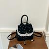 Schoolbag Shuai Mijia sweet girlish niche lace lace women's backpack 1011 new backpack exquisite small schoolbag