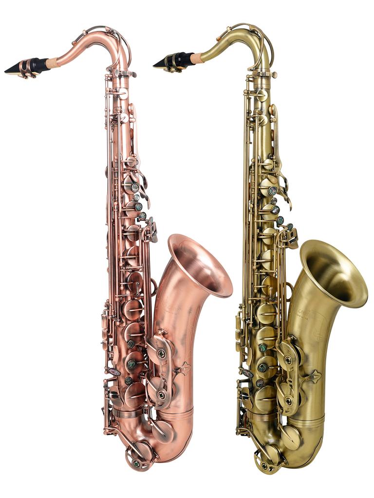 SLADE Tenor Saxophone Multi-materials Selection Sax Brass Body Professional Woodwind Instrument with Case Gloves Accessories