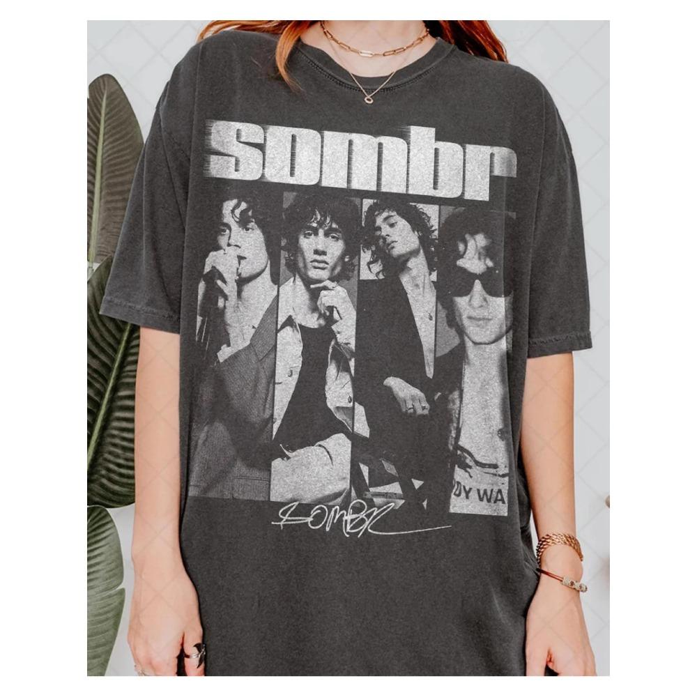 Limited Comfort Colors Sombr TShirt Sombr World Tour Music Bootleg Fan TShirt Gift for Women and Unisex Unisex TShirt