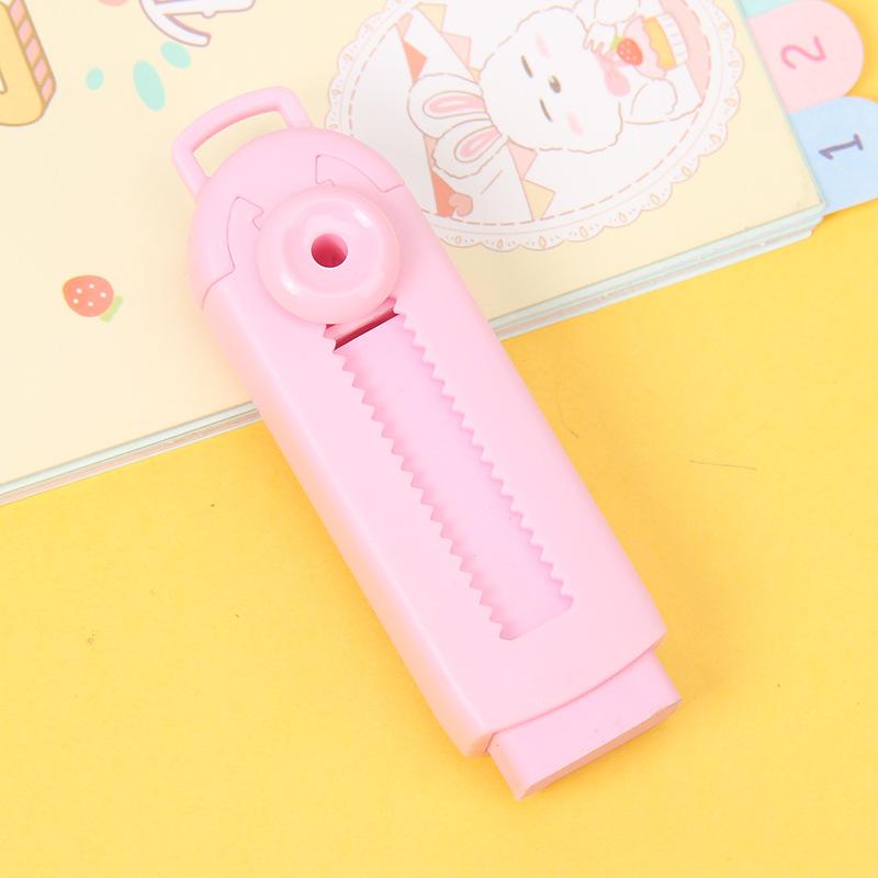 Creative Retractable Push Pull Eraser Student Writing Drawing Correction Stationery School Supplies Stationery