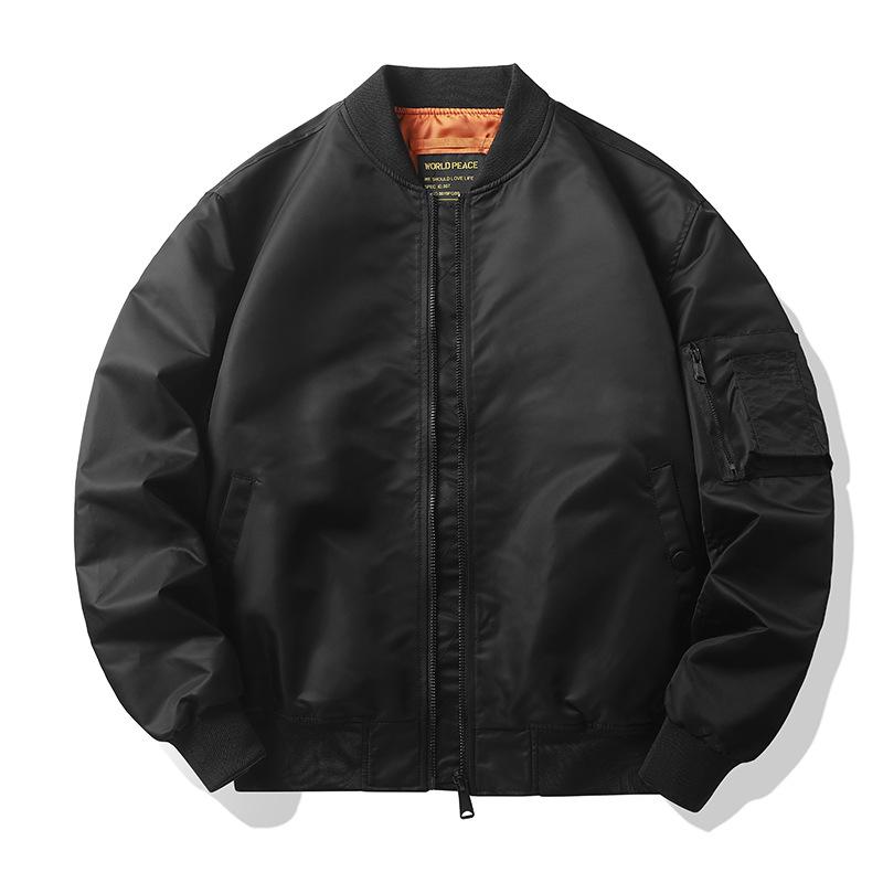 Spring & Autumn MA-1 Men's Pilot Jacket: Loose Fit Flight Style