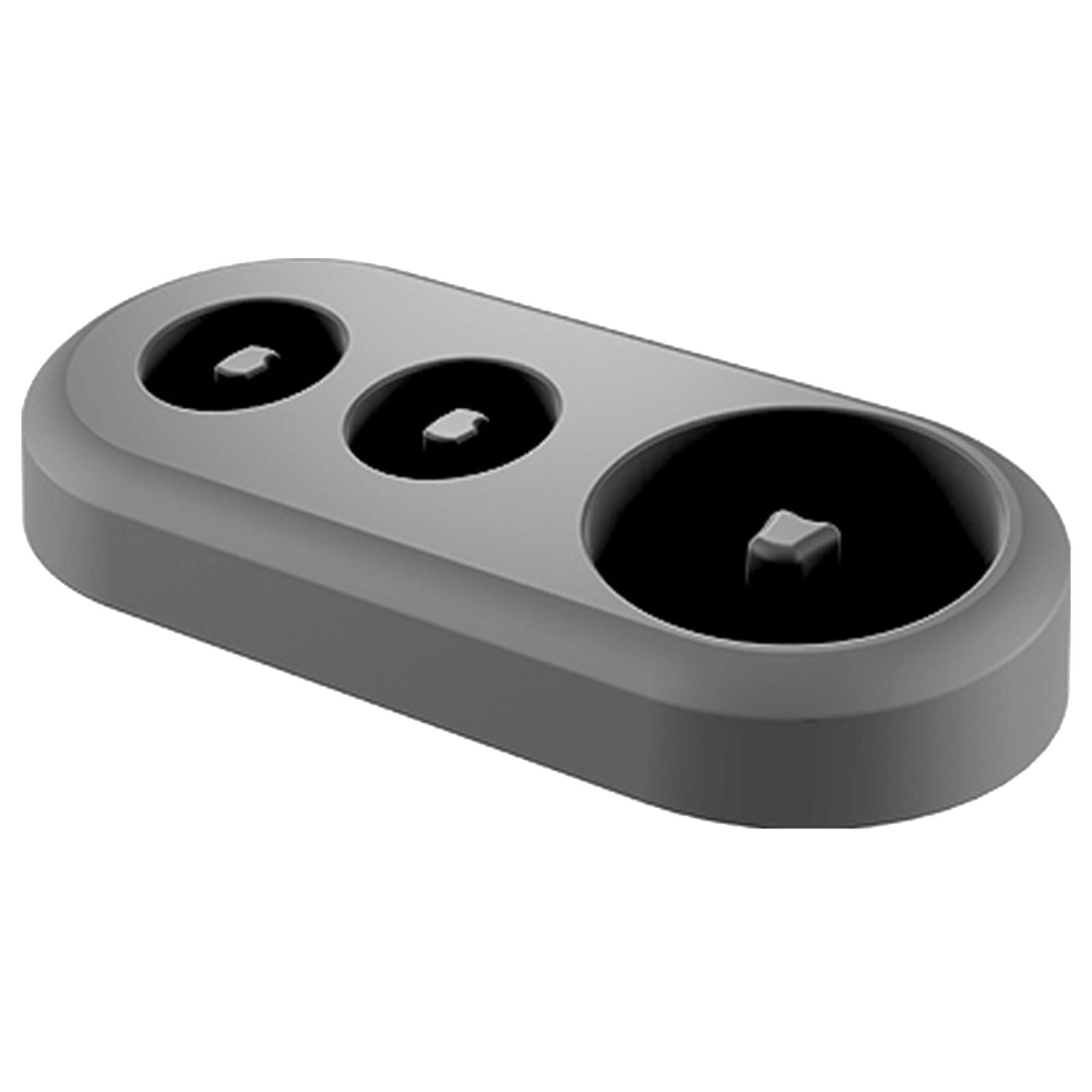 

Экономящий место держатель для зубных щеток Функциональная стойка для хранения зубных щеток Удобный органайзер для зубных щеток Spinbrush для ванной комнаты чёрный