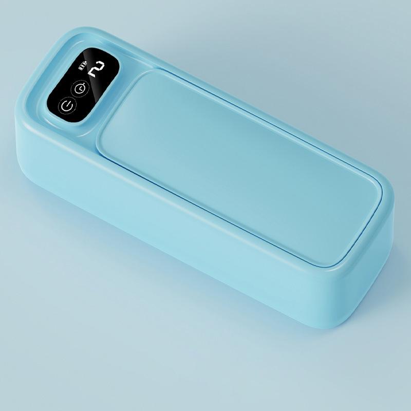 Brillenreiniger 1 STÜCK Ultraschall Display Zuhause Tragbar Automatisch Zahnspange Schmuck Pupillenreiniger