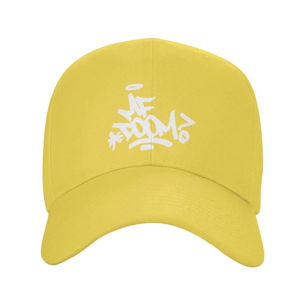 MF DOOMS Baseball Cap Retro Trucker Hat For Men Women Adjustable Casual Wear