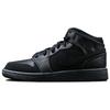 1 Mid Retro Bright Black 554725-064