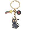 Sailor Moon Luna Cat Keychain - Cute Cartoon Pendant for Bags and Backpacks