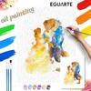 Disney Beauty Beast oil paint by numbers painting kit handmade diy home decor gifts art watercolor romantic wall bedroom craft set