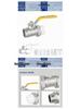 Yuquan PPR Brass Ball Valve - Quick Connect, Single/Double, Hot Melt, Internal/External Thread