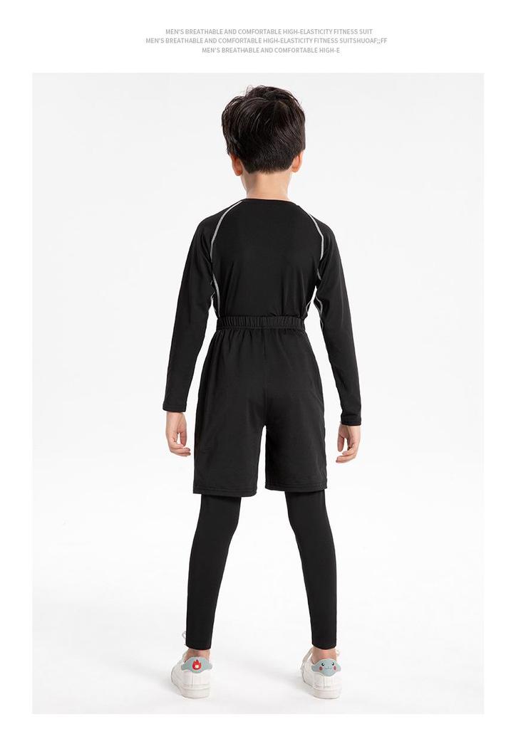 Unisex Sports Compression Training Suit: Basketball, Football, Running, Fitness, Quick-Dry Apparel