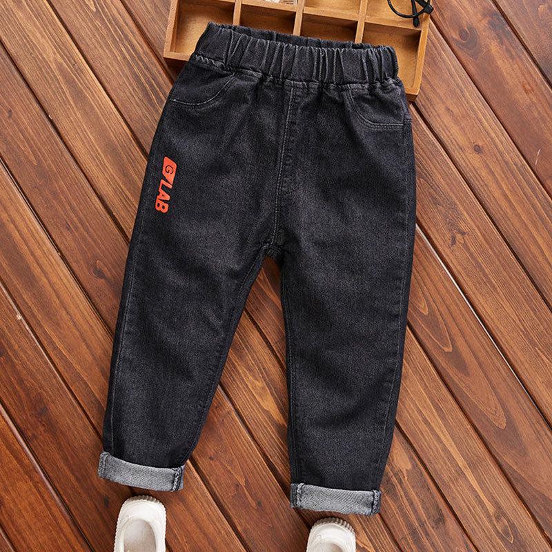 Løse jeans i koreansk stil for gutter for vår og høst 2025 - Allsidig fritidsklær for barn