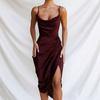 Ladies Sexy Solid Color Cami Dress Women Vest Strapy Cocktail Party Club Dresses