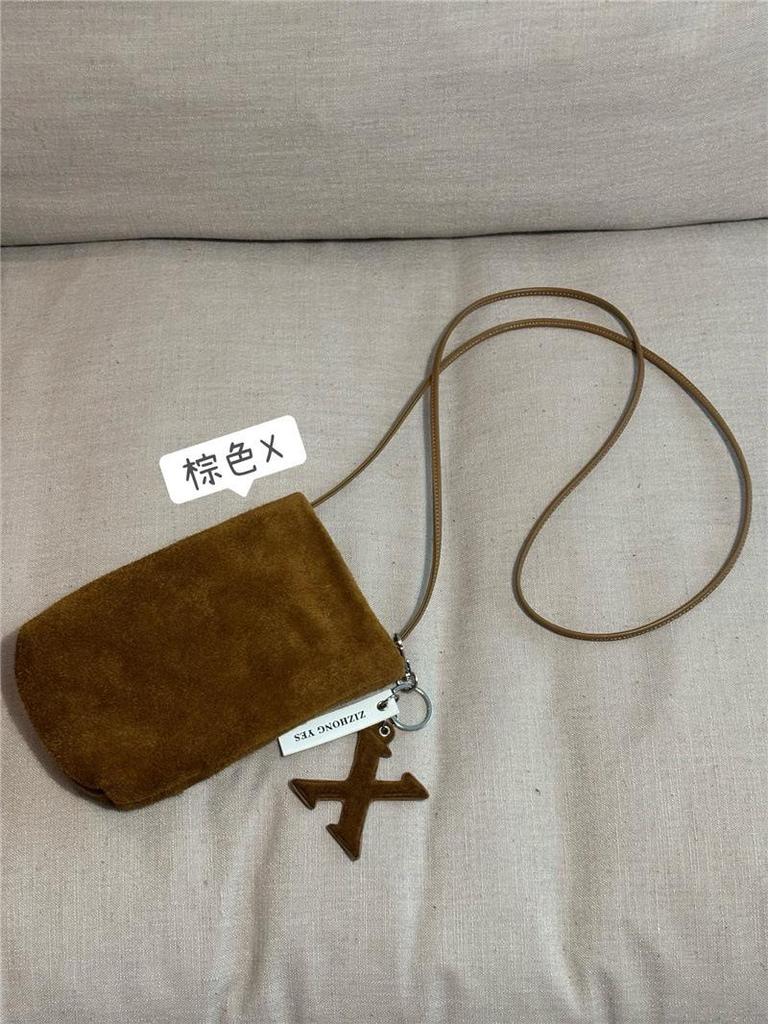 Damen 2025 Frühherbst Matte Rindsleder Vertikale Handy Umhängetasche - Retro Schlichtes High-End Design