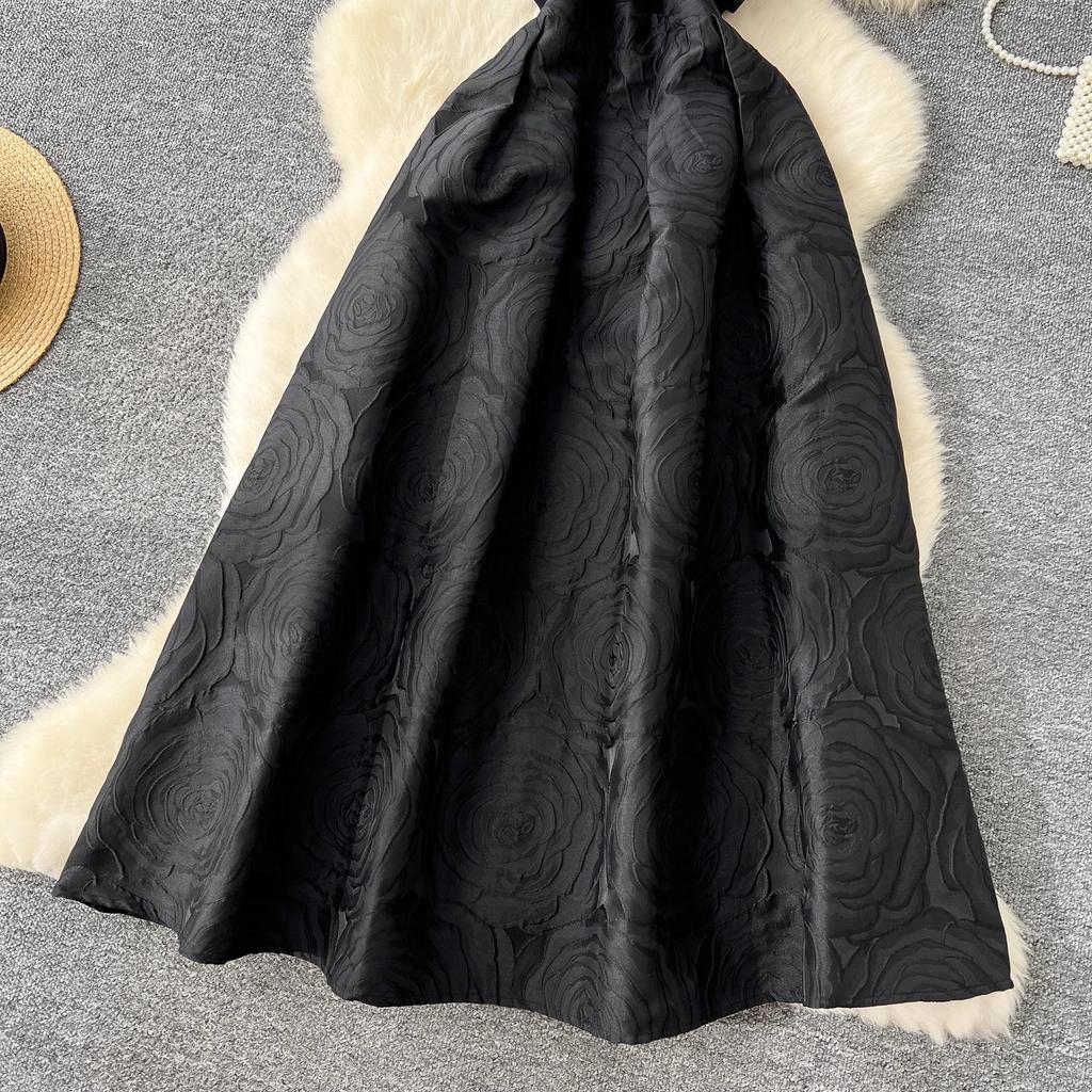 Designer RunwayNew Summer Fashion Vintage Women Sexy V Neck Jacquard High Quality Casual Party Boho Holiday Dresses