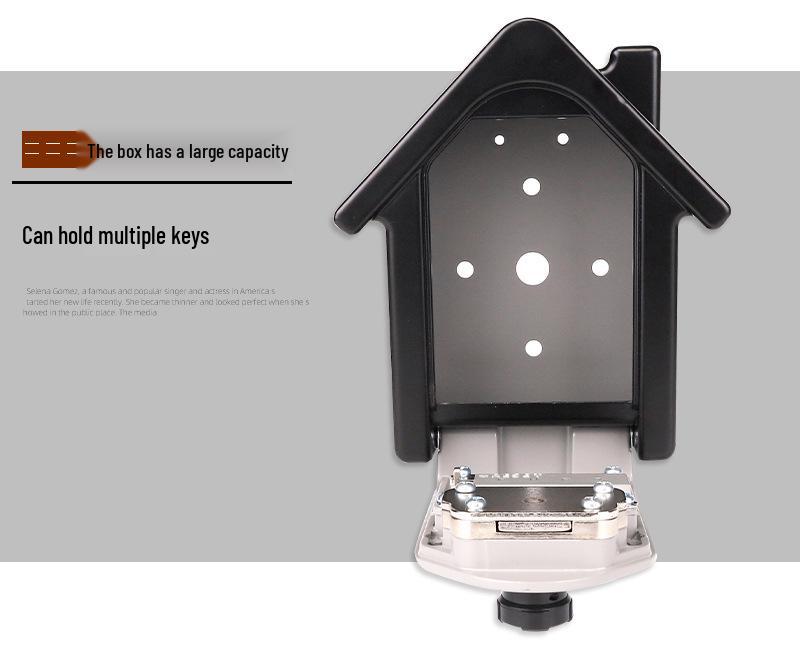 Wandmontierter Doppelzugriffs-Passwort-Schlüsselsafe: Diebstahlsichere Aufbewahrungsbox