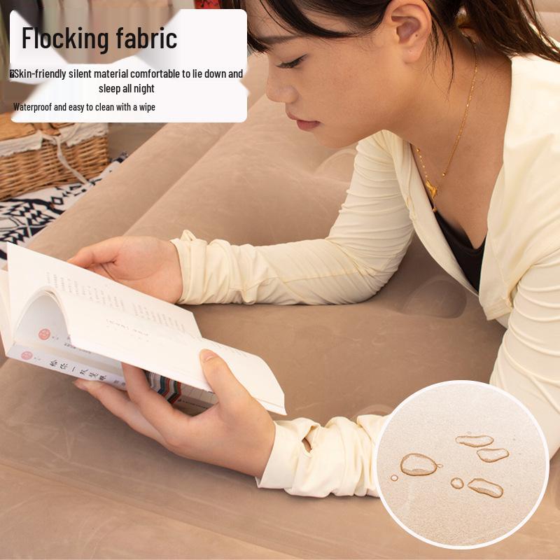 Double Portable Inflatable Air Mattress Bed for Home, Outdoor, Folding, and Travel Use