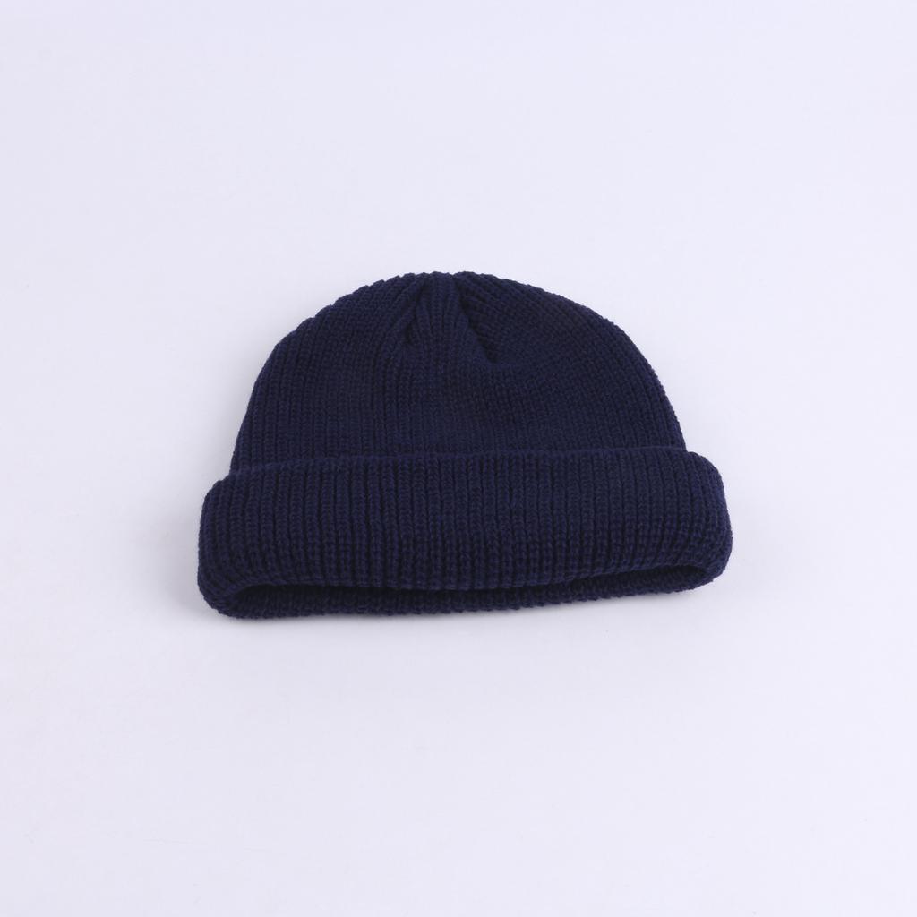 Cold Hat Men's Autumn and Winter New Wool Hat Street Fashion Landlord Hat Korean Short Knitted Melon Leather Hat European and American