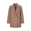 JUZUI Women's Classic Lapel 100% Wool Coat