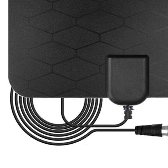 1 Set 3600 Miles TV Antenna HD-compatible Transmission Wide Range High Gain High-resolution Stable Output Signal Reception with Amplifier