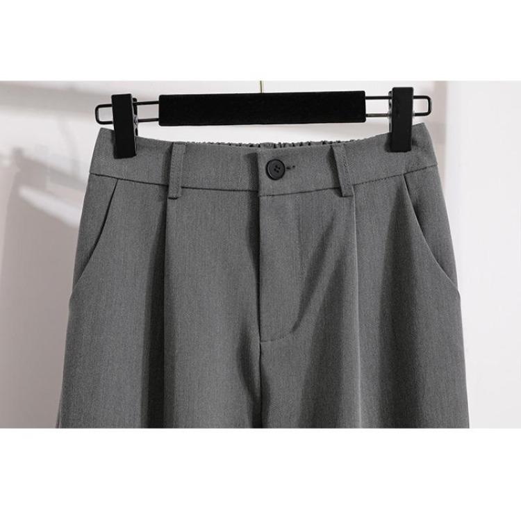 New Plus Size Women High Waist Elastic Loose Harem Pants Vintage Casual Basic Trousers Solid Long Pants