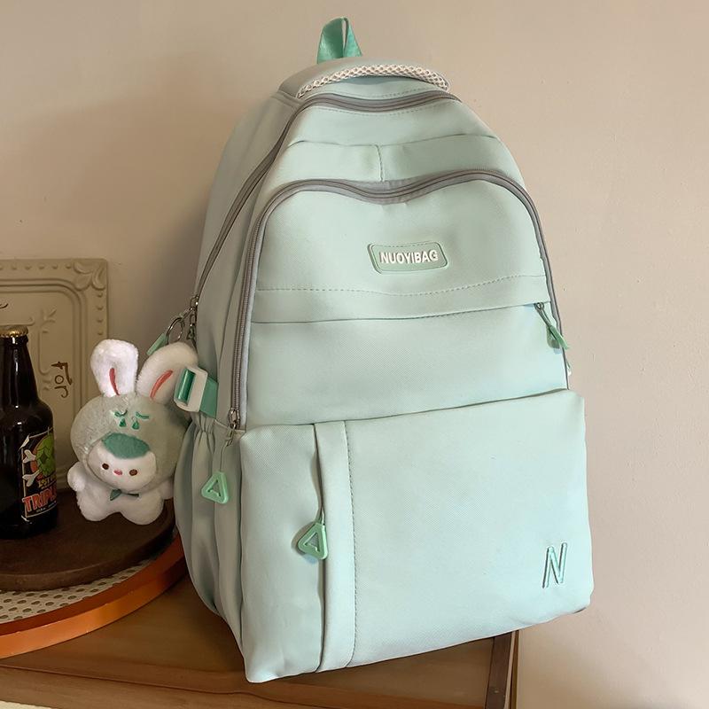 College Students  Girls  Junior High School Students  Solid Color Backpacks  High School Students  Backpacks