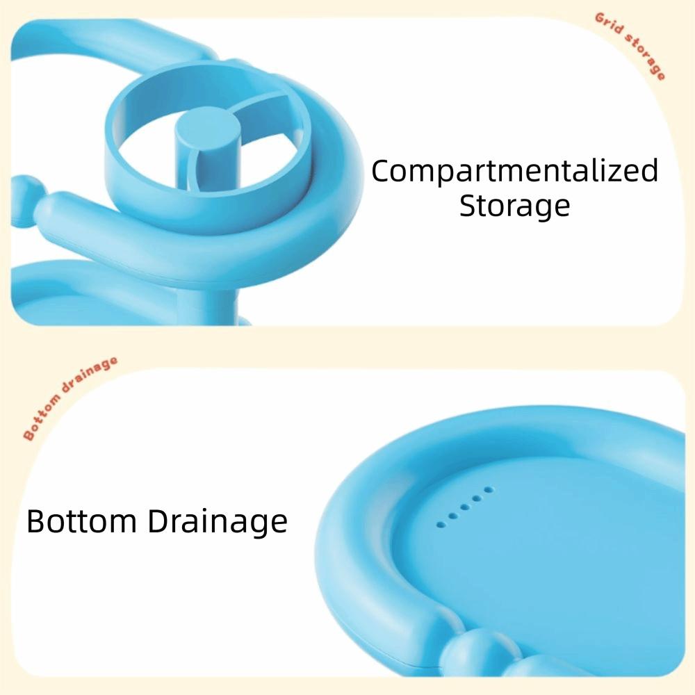 With Cup/Cover Toothpaste and Toothbrush Holder Dopamine Tooth Brush Stand Bathroom