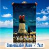 Beach Towel Custom Name Text, Quick Dry Large Towel For Beach HomeKiki's Delivery Service Jiji