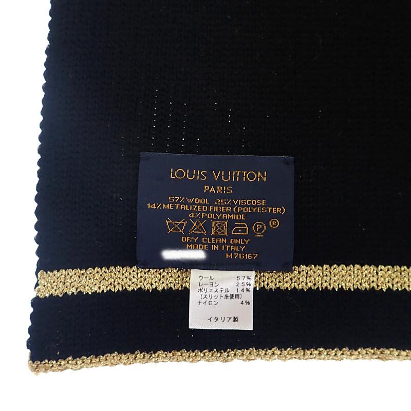 LOUIS VUITTON  M76167 Scarf gold wool Women