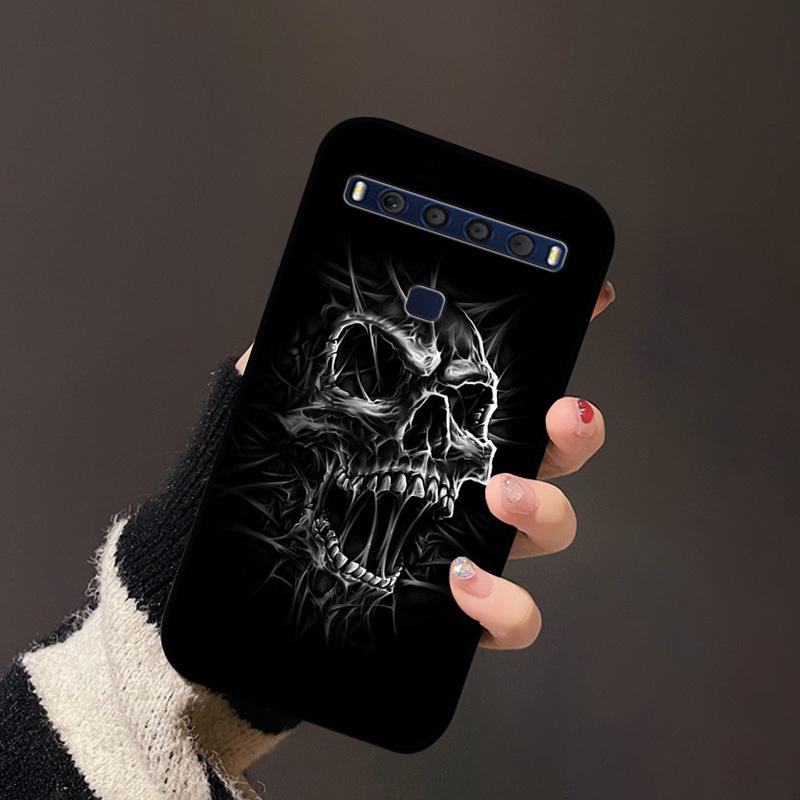 For TCL 10 Lite Case Silicon TPU Flower Landscape Phone Cases On for TCL 10L T770H T770B Portector Soft Cover 10Lite 4187U