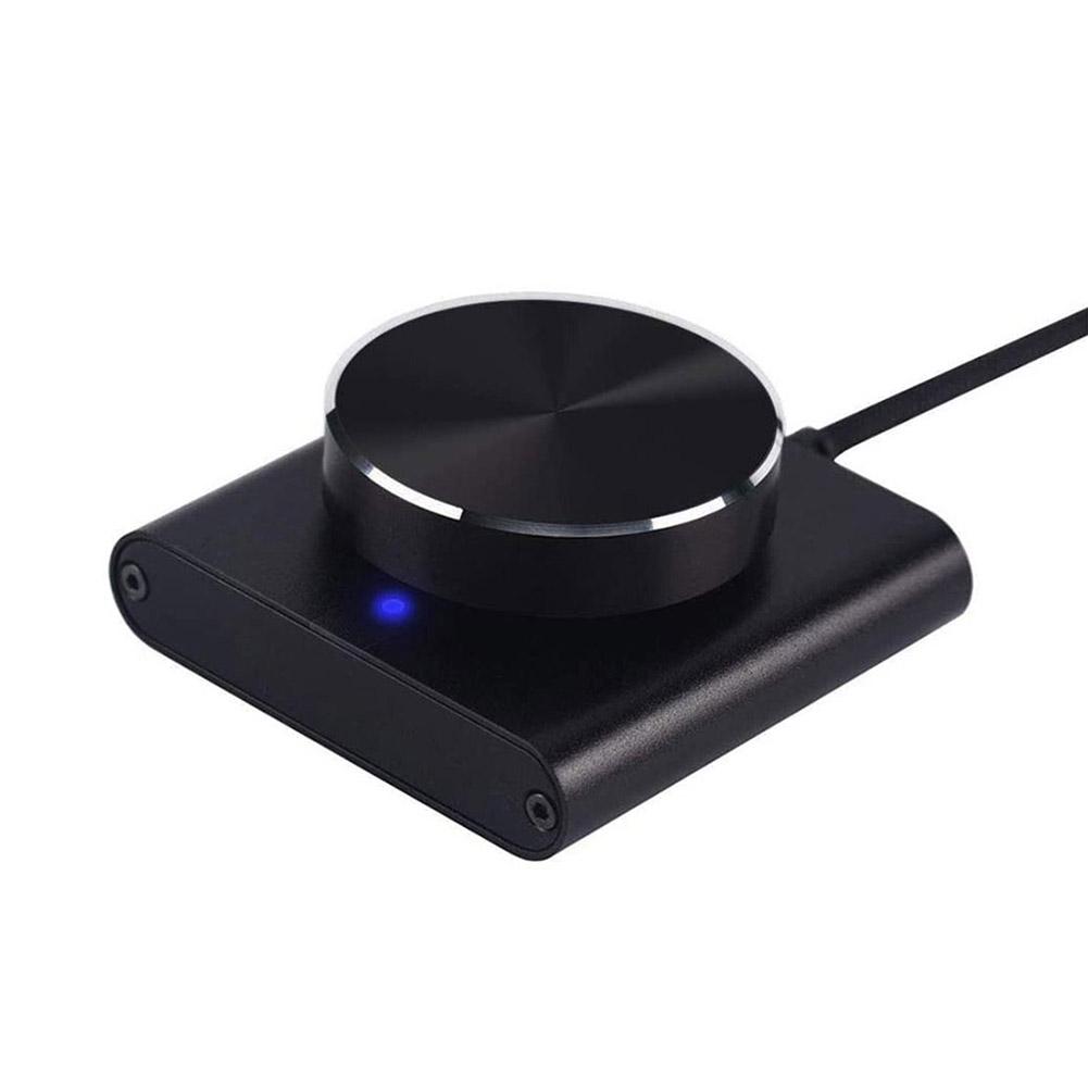 USB-Lautstärkeregler PC Computer Lautsprecher Audio-Lautstärkeregler mit USB-Kabel Externer Audio-Einstellknopf für Windows/Mac OS