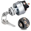 Dustproof 4 Position Ignition Switch 12V with Key ACC OFF IGN Start Fit Car Truck Tractor Forklift Trailer