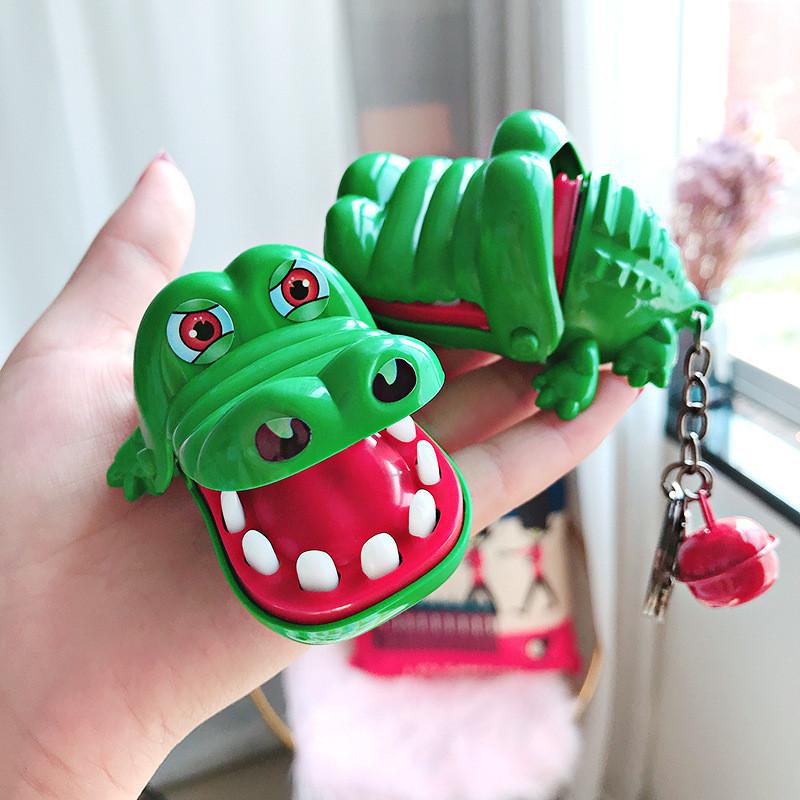 Creative Crocodile Bite Toy Keychain Cute Cartoon Bag Pendant Exquisite Children's Unique Small Toy Bulk