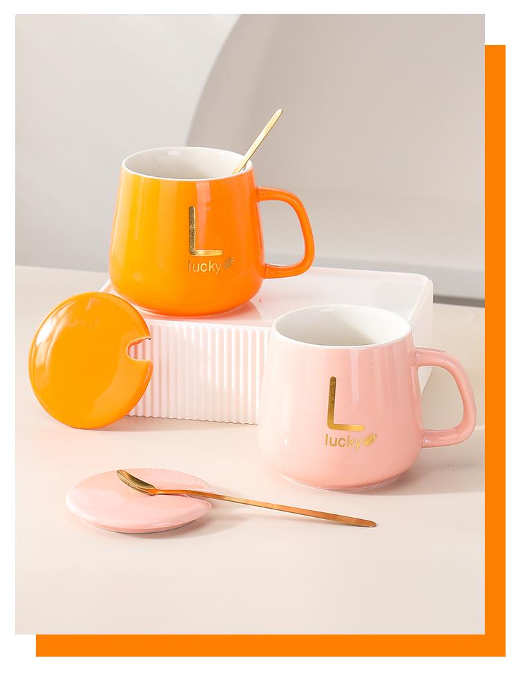 Keramiktassen- und Löffelset mit Deckel und Handtuch - Personalisierbare Geschenkbox