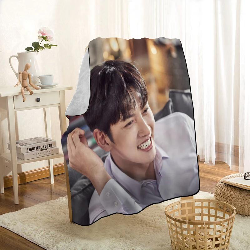 Neuer Artikel Ji Chang Wook Decken Druck Weiche Decke Überwurf für Zuhause/Sofa/Bettwäsche Tragbare Erwachsenen Reise Abdeckdecke