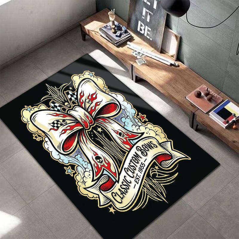 Street graffiti car Pattern Square Carpet,Area Rug,Carpet Rug for Living Room Bedroom Sofa Playroom Decor,Non-slip Floor Mat,Holiday Birthday Gifts