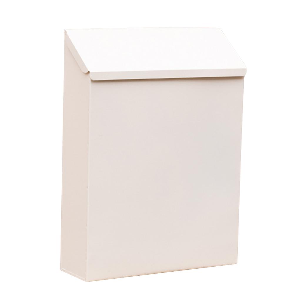 Wall Mounted Mailbox Modern Drop Box Newspaper Holder Box Decorative Letter Box Outdoor Porch Home Office Bathroom