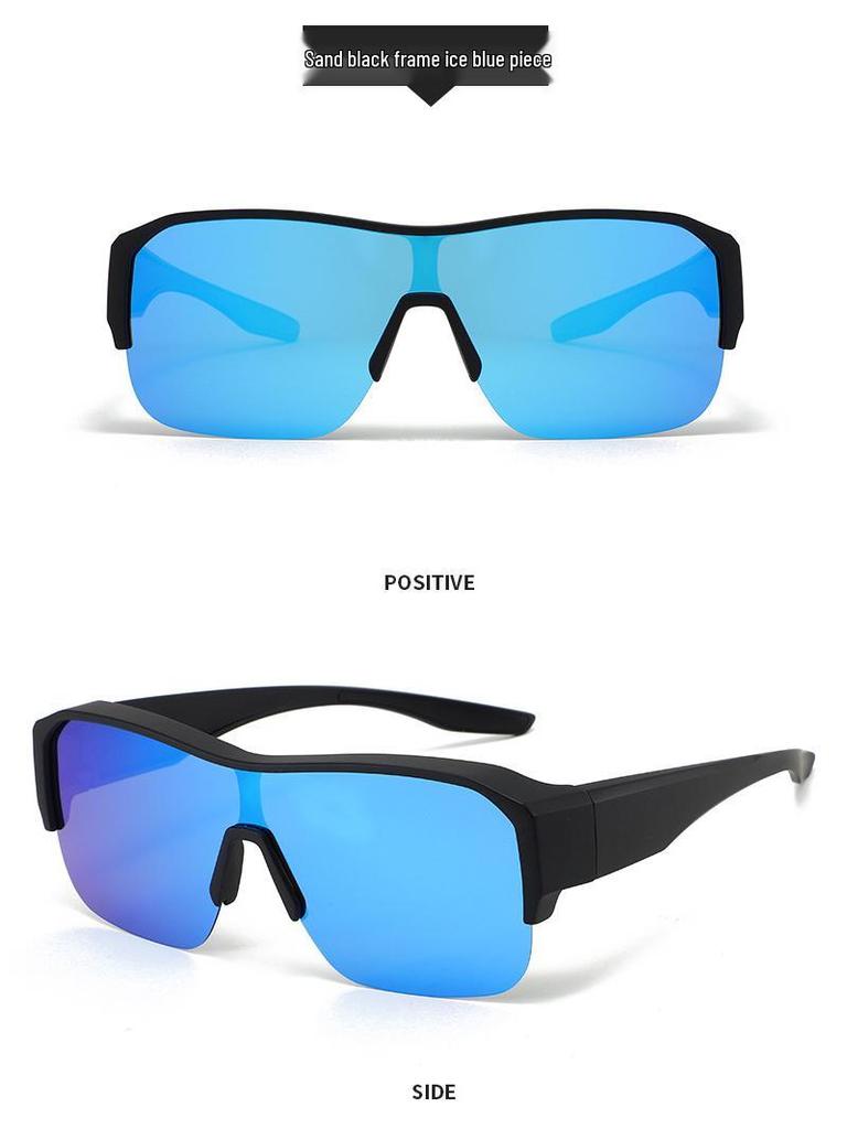25 New Half-frame Windproof Cycling Sunglasses - Outdoor Sports Goggles P597